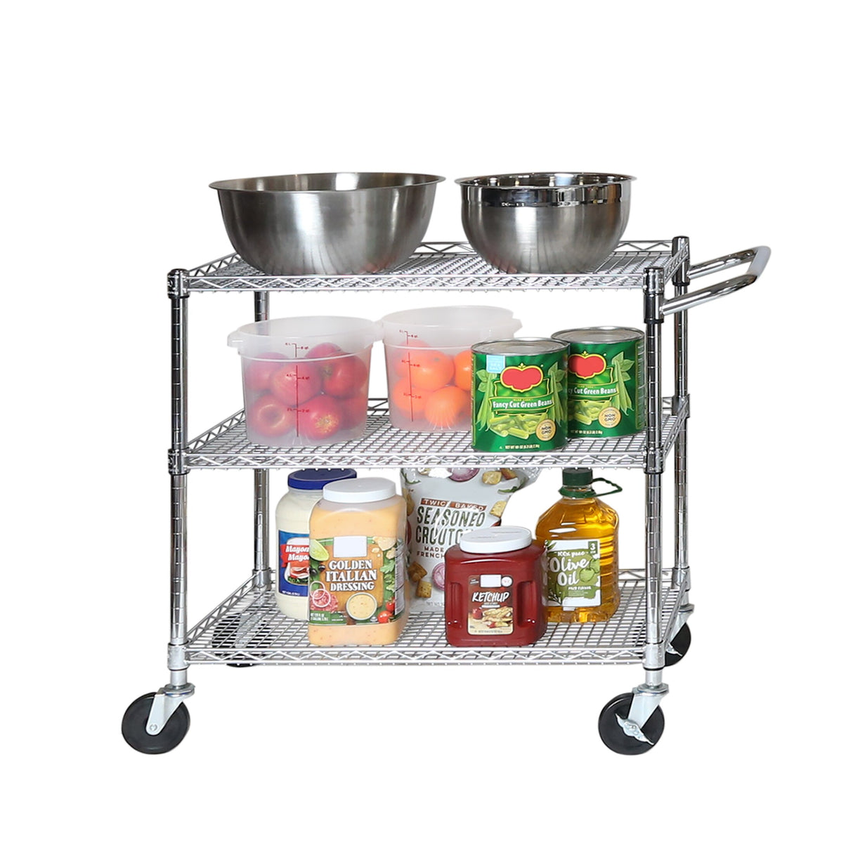 32.75-in Shelf Utility Cart SHE18304BZ