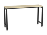 ProGarage 60.6-in L x 35.2-in H Matte Black/Rubberwood Wood Adjustable Height Work Bench 1084500