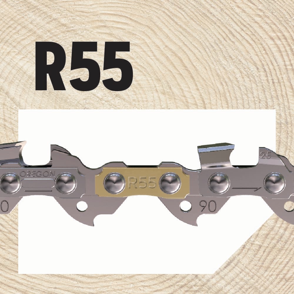 R55 55 Link Replacement Chainsaw Chain For 16-in, 0.043-in Gauge, 3/8-in Pitch R55-21