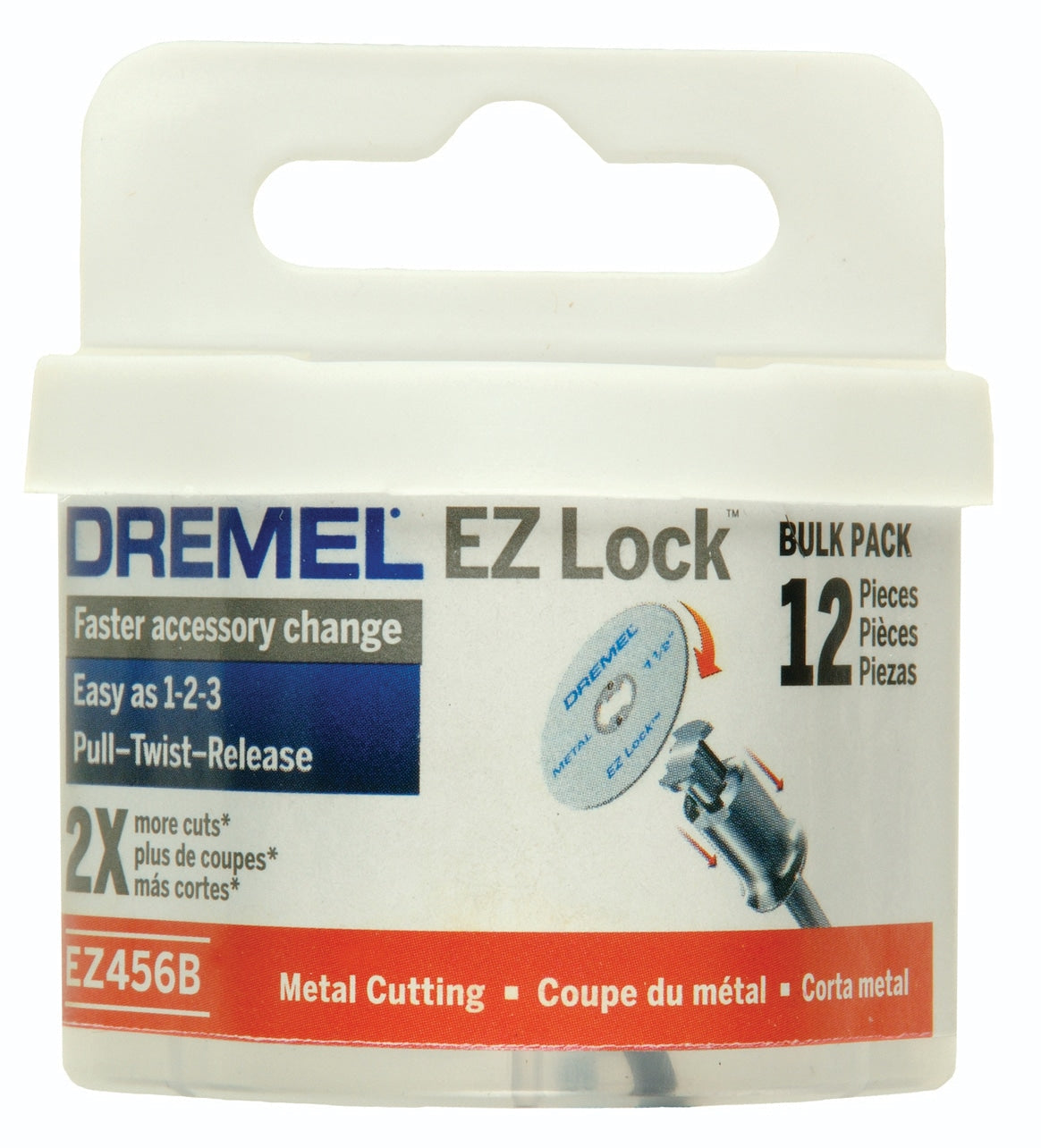 EZ Lock 12-Piece Fiber 1-1/2-in Cutting Wheel Accessory EZ456B-01