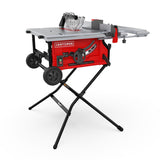 10-in 15-Amp 120-Volt Corded Portable Benchtop Table Saw with Folding Stand CMXETAX69434506