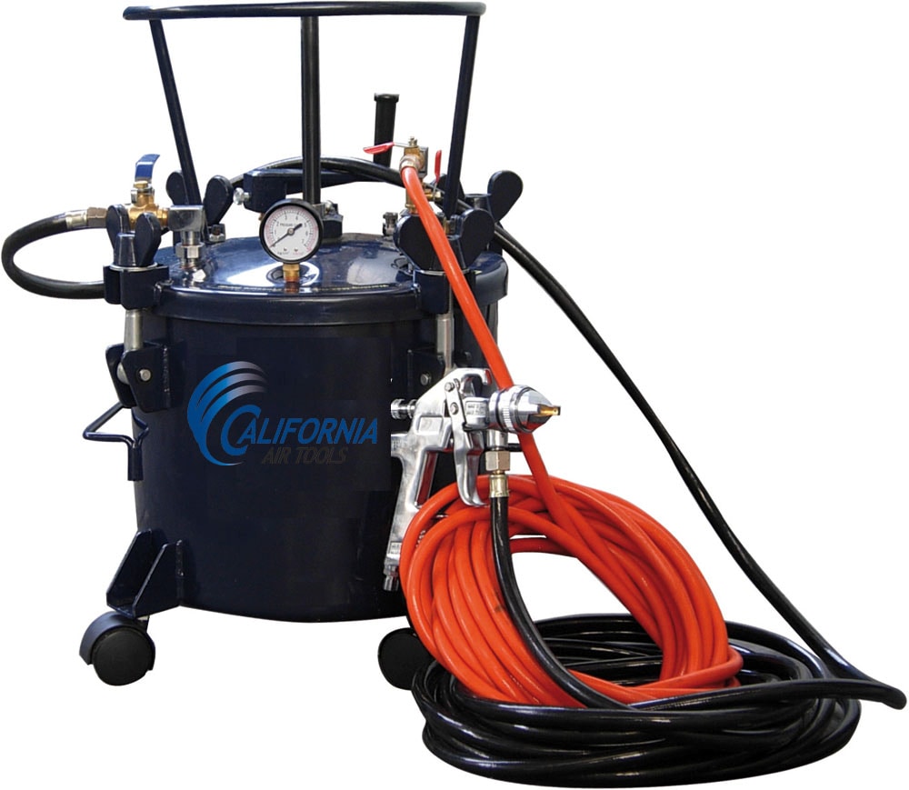 365 5-Gallon Pressure Pot with Hvlp Spray Gun and Hose 365