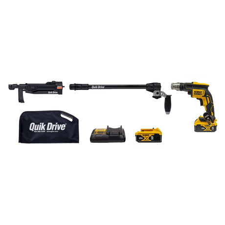 Quik Drive 5-Amp 20-volt Max Lithium Ion (li-ion) Collated Fastener Brushless Screw Gun Kit PRO250G2DC2K