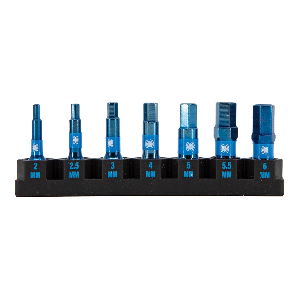 Mach-Blue 1/4-in x 1-in Impact Driver Bit (7-Piece) 19066