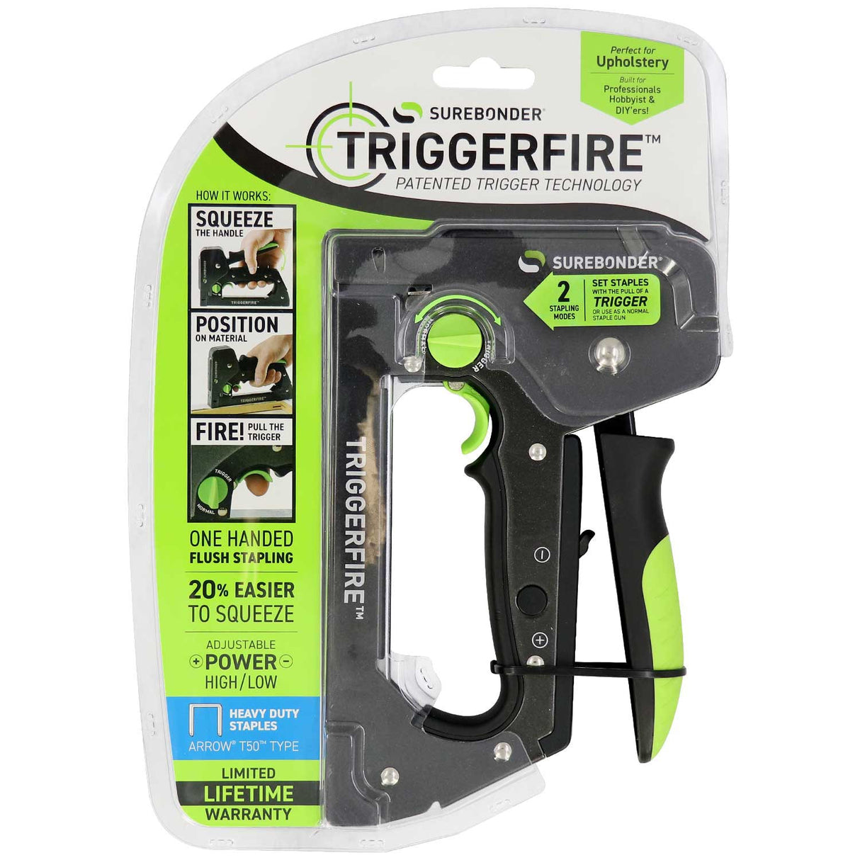 TriggerFire Heavy Duty Manual Staple Gun 5625