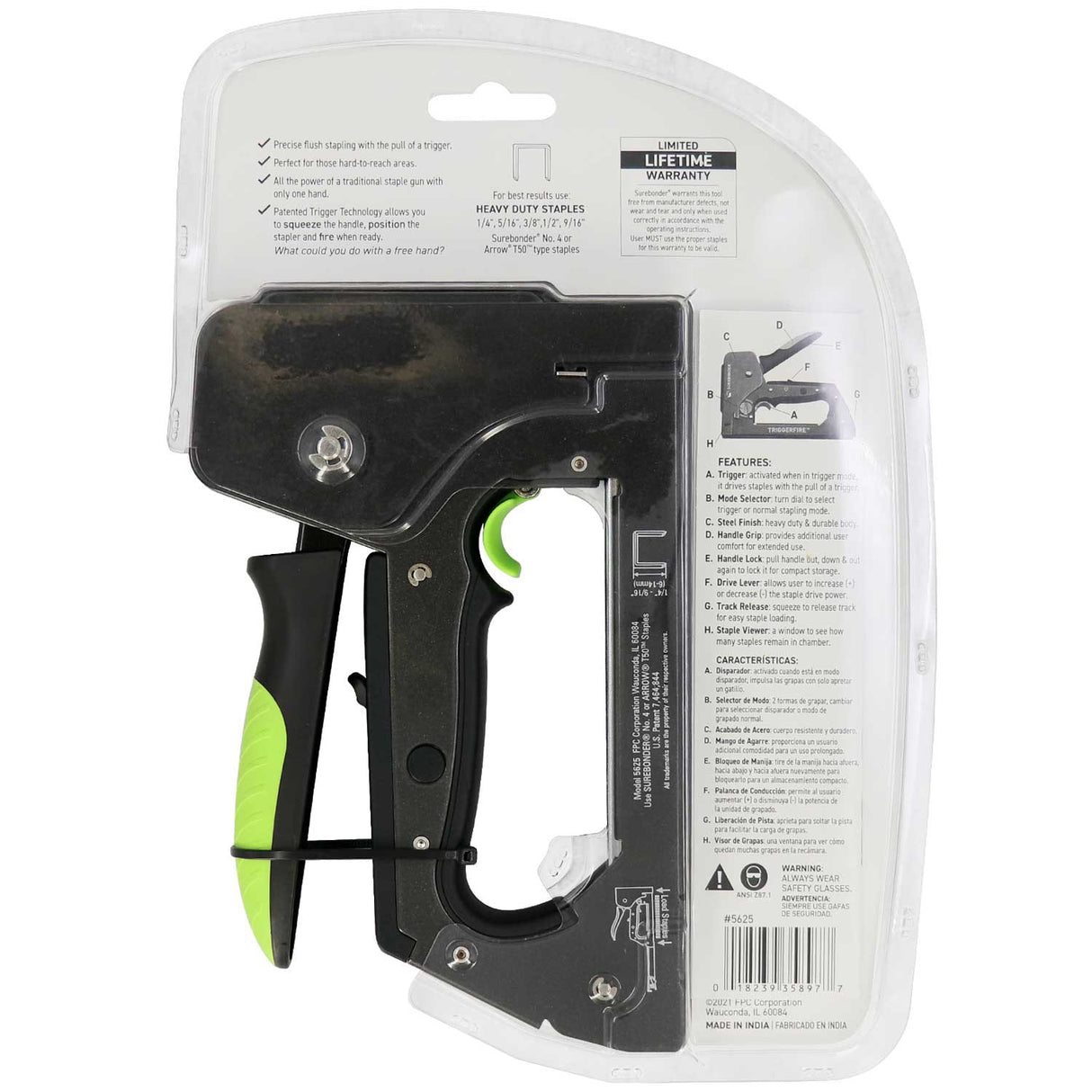 TriggerFire Heavy Duty Manual Staple Gun 5625