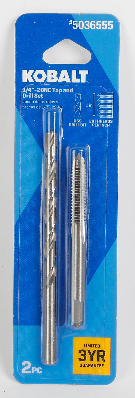 1/4-in-20-in Standard (Sae) Tap and Drill Set 59939