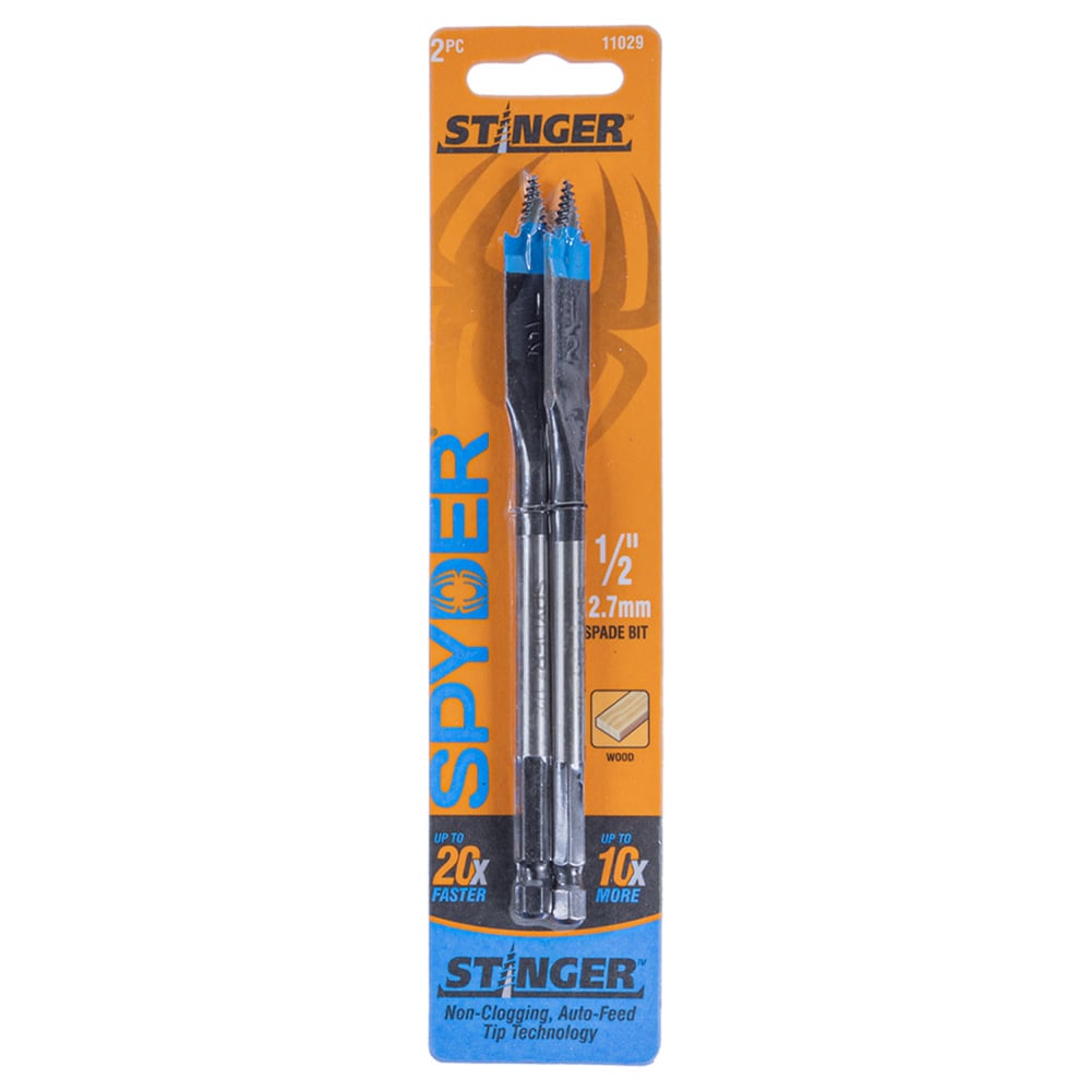 Stinger 2-Piece 1/2-in x 6-in Woodboring Spade Drill Bit 11029