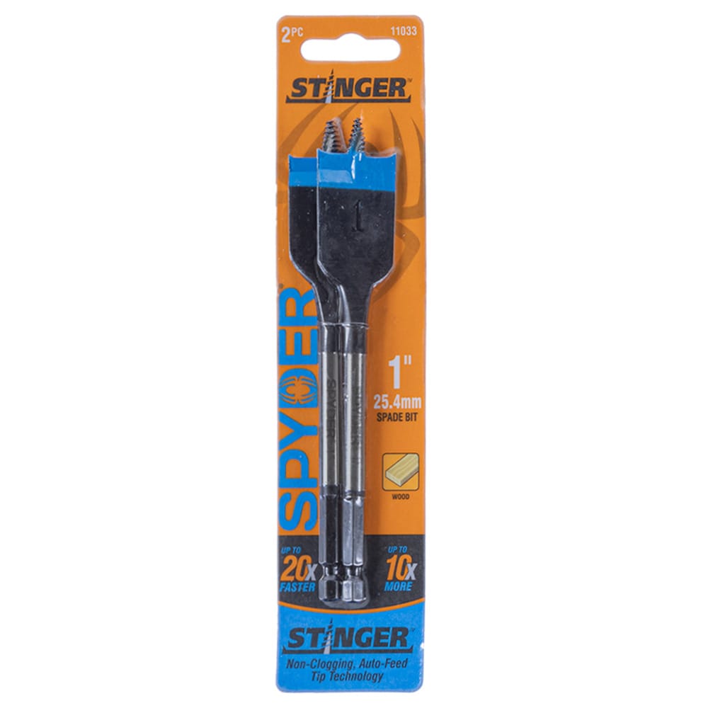 Stinger 2-Piece 1-in x 6-in Woodboring Spade Drill Bit 11033