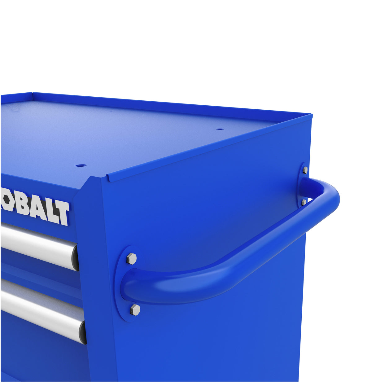 26.7-in W x 33-in H 4-Drawer Steel Rolling Tool Cabinet (Blue) 19206