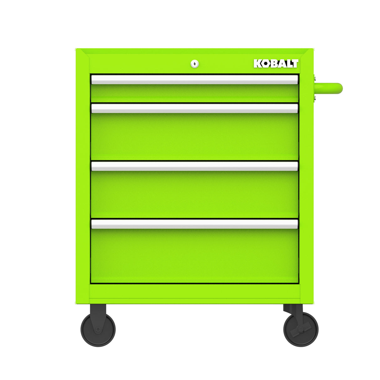 26.7-in W x 33-in H 4-Drawer Steel Rolling Tool Cabinet (Green) 19219