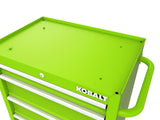 26.7-in W x 33-in H 4-Drawer Steel Rolling Tool Cabinet (Green) 19219