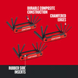 25-key Standard (Sae) and Metric Combination Hex Key Set CMHT26004