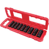 9-Piece Metric 3/8-in Drive Set 6-Point Impact Socket Set CMMT15883