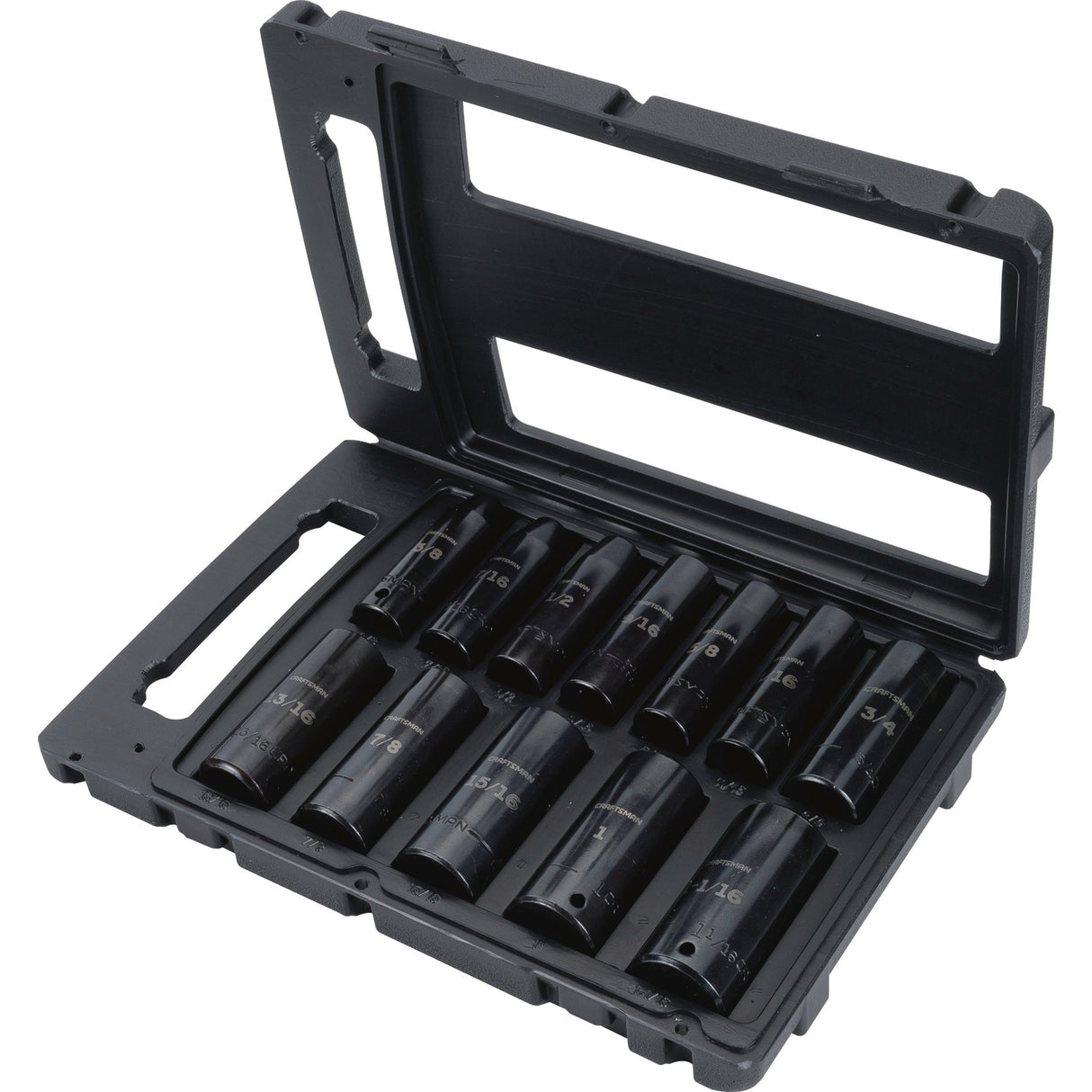 12-Piece Standard (SAE) 1/2-in Drive Set 6-point Impact Socket Set CMMT15886