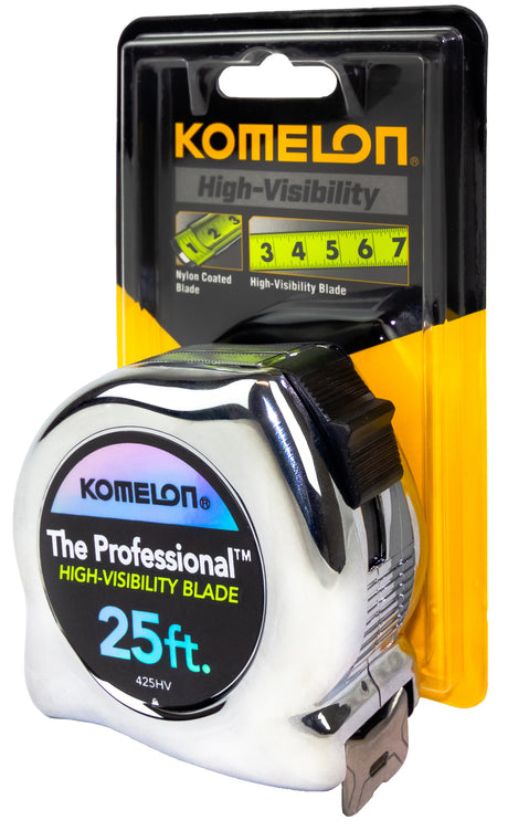 Chrome Professional 25-ft Tape Measure 425HV