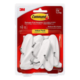 Command White Medium Wire Hook 7pk 5003735