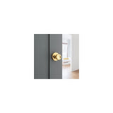 Tylo Door Knob Polished Brass Hall & Closet Passage Round 92001-564