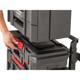 TRADESTACK System 21.45-in W x 12.79-in H x 13.85-in D 2-Drawer Black Structural Foam Tool Box CMST21404