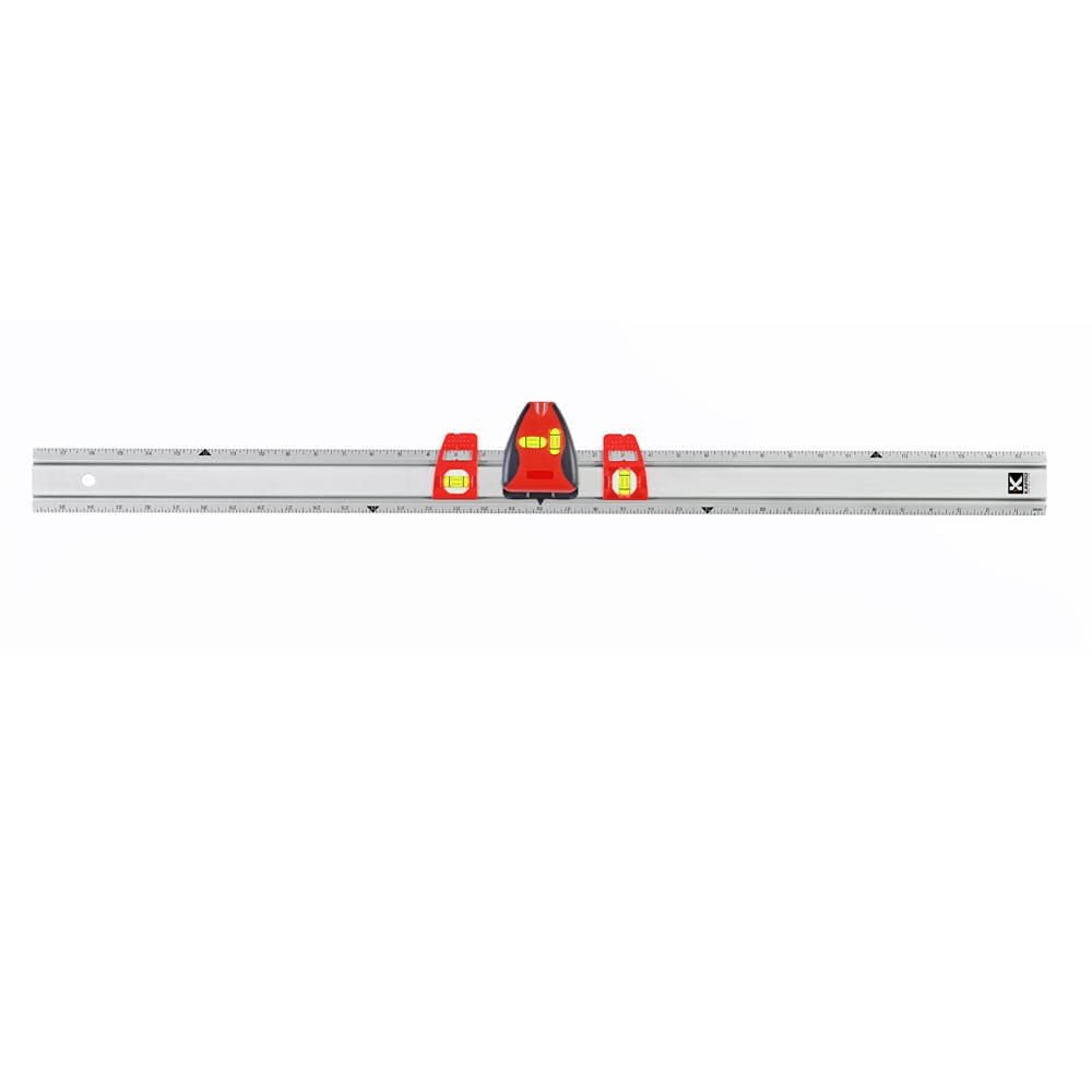 Kapro 814 ProLaser Set-A-Shelf Ruler - Aluminum, Versatile & Convenient DIY Tool for Accurate Layout, Leveling, and Aligning - Set&Match Series 814