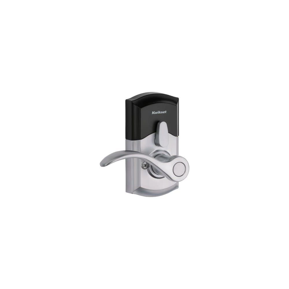 SmartKey Pembroke Door Lever SmartCode 955 Satin Chrome 99550-001