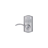 SmartKey Pembroke Door Lever SmartCode 955 Satin Chrome 99550-001