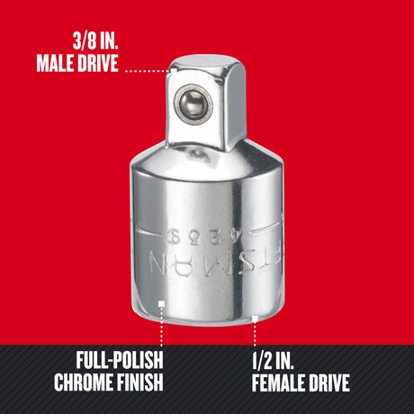 1/2-in to 3/8-in Standard Socket Adapter CMMT99222