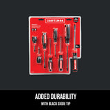 8-Piece Bi-material Handle Assorted Drive Screwdriver Set CMHT65075N