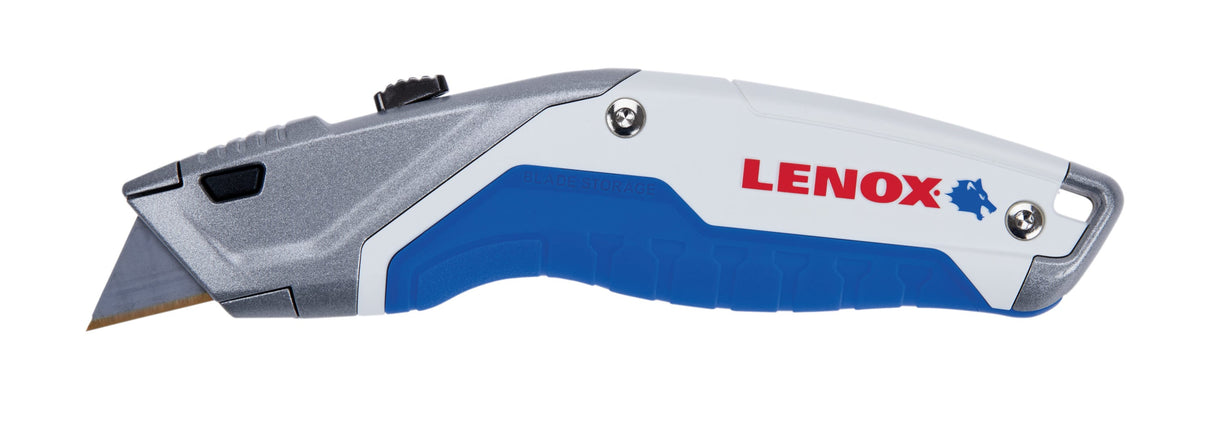 3-Blade Retractable Utility Knife with On Tool Blade Storage LXHT10599