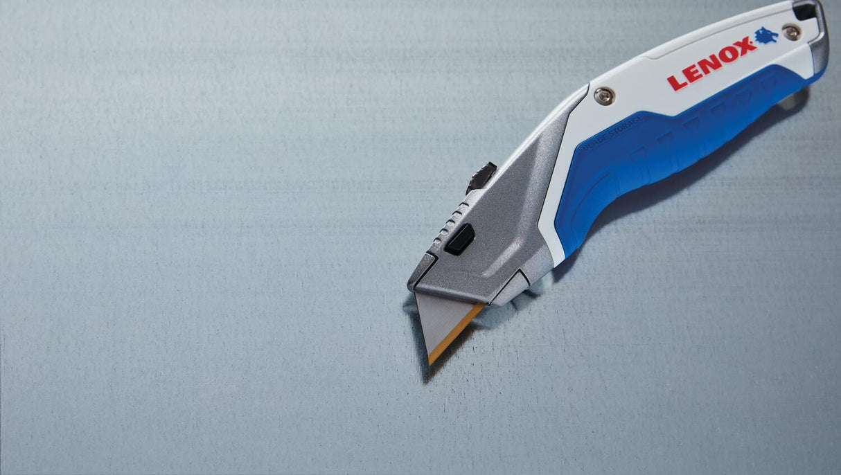 3-Blade Retractable Utility Knife with On Tool Blade Storage LXHT10599