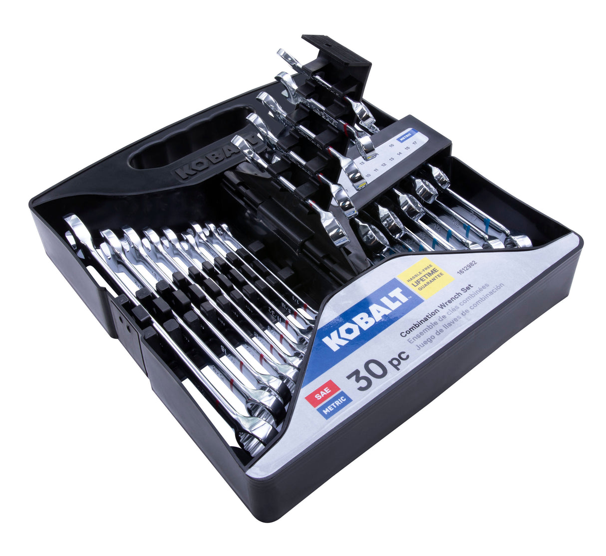 30-Piece Set 12-point (Sae) and Metric Standard Combination Wrench Includes Hard Case 81331