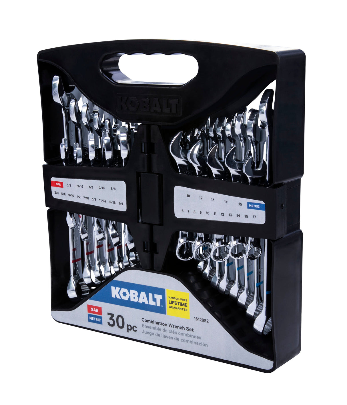 30-Piece Set 12-point (Sae) and Metric Standard Combination Wrench Includes Hard Case 81331