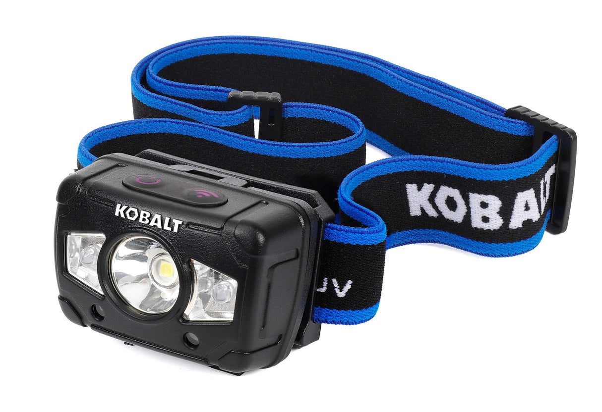 UV LED Headlamp 300-Lumen 4 Modes LED Flashlight 68622