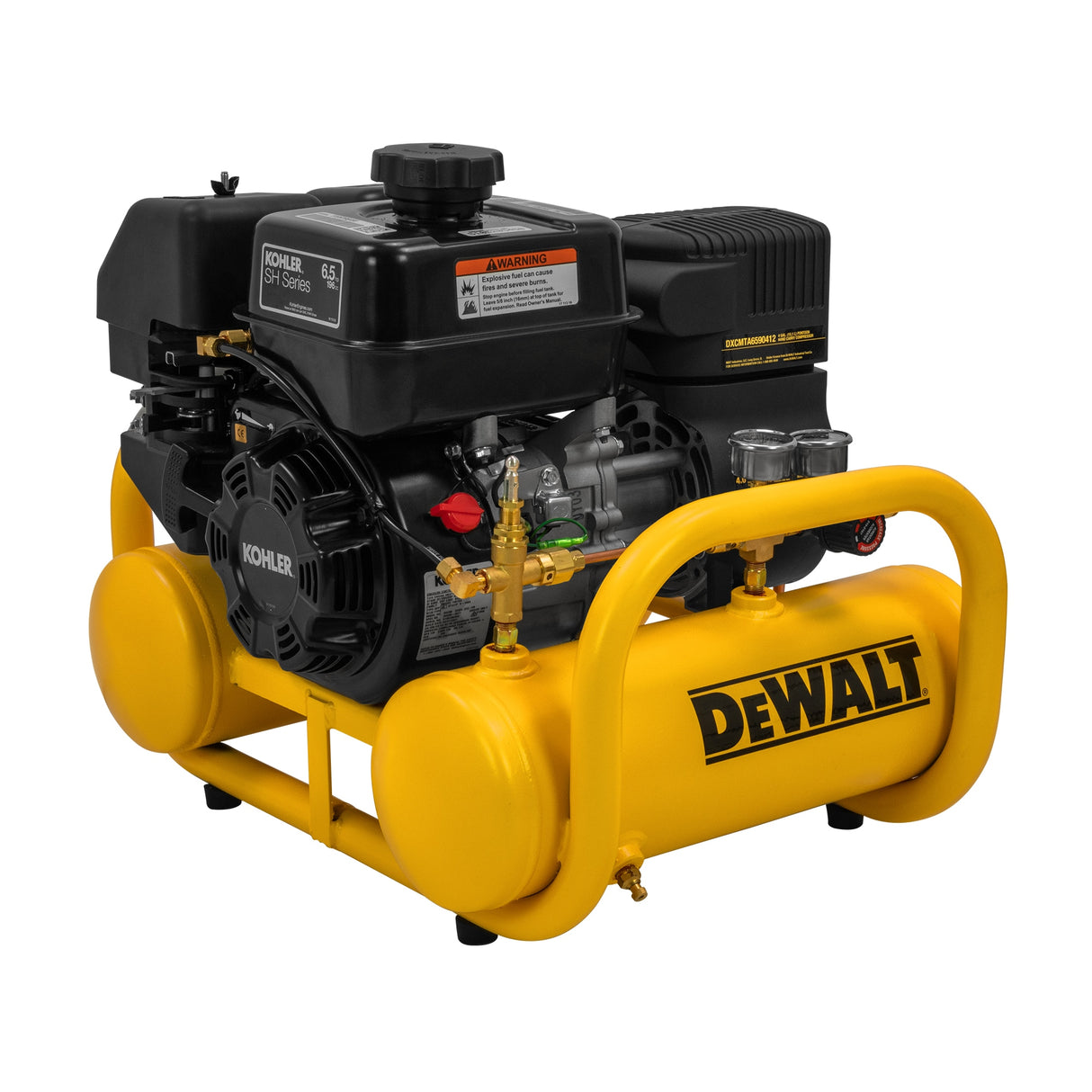 4-Gallon Portable Gas 155 PSI Pancake Air Compressor DXCMTA6590412