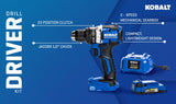 Next-Gen 24-volt 1/2-in Keyless Brushless Cordless Drill (1-Battery Included, Charger Included and Soft Bag included) KDD 2024A-03