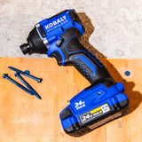 Next-Gen 24-volt 1/4-in Brushless Cordless Impact Driver (1-Battery Included, Charger Included and Soft Bag included) KID 2024A-03