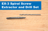 2-Pack High Carbon Steel/Hss Set Screw Extractor and Drill Bit Set 59957