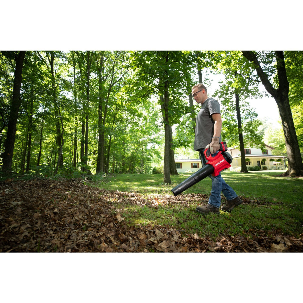 V20 Brushless RP 20-volt Max 410-CFM 110-MPH Battery Handheld Leaf Blower 5 Ah (Battery and Charger Included) CMCBL730P1