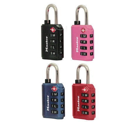 Luggage Lock 1 3/8in 4 Dial Combination 1pk 4691DWD