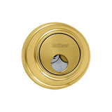 SmartKey Door Deadbolt Bright Brass Double Cylinder Round 98160-001