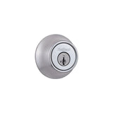 SmartKey Door Deadbolt Satin Chrome Single Cylinder 96600-576