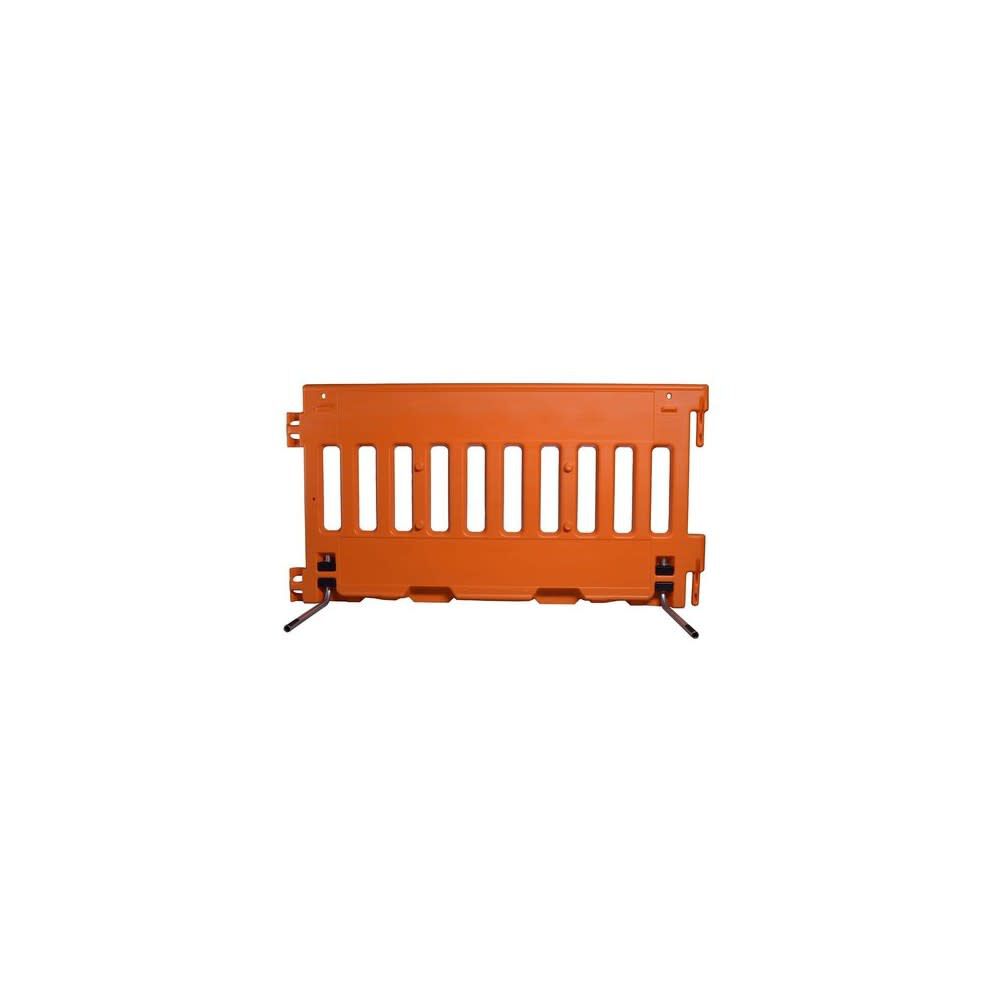 Orange UV Stabilized Polyethylene Plastic ADA Wall with Legs 57000-AO