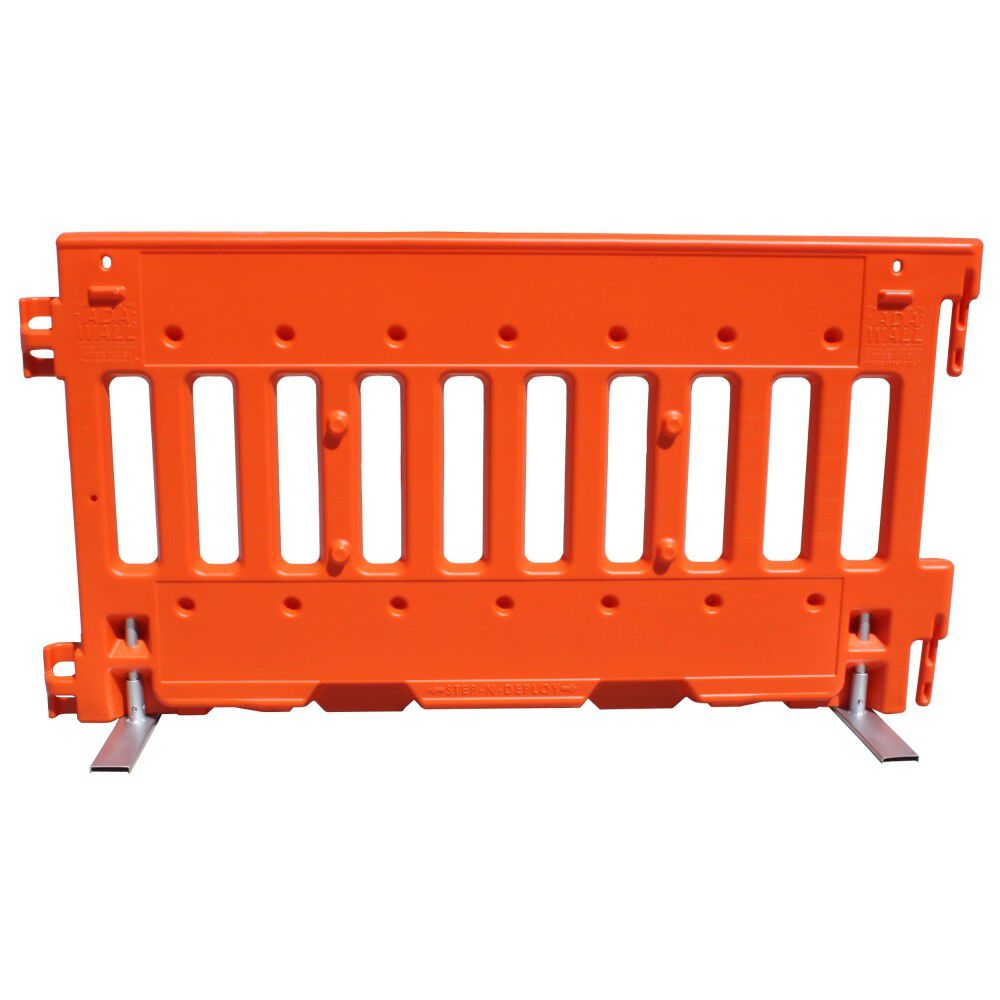 Orange UV Stabilized Polyethylene Plastic Urbanite Wall 57000-UO