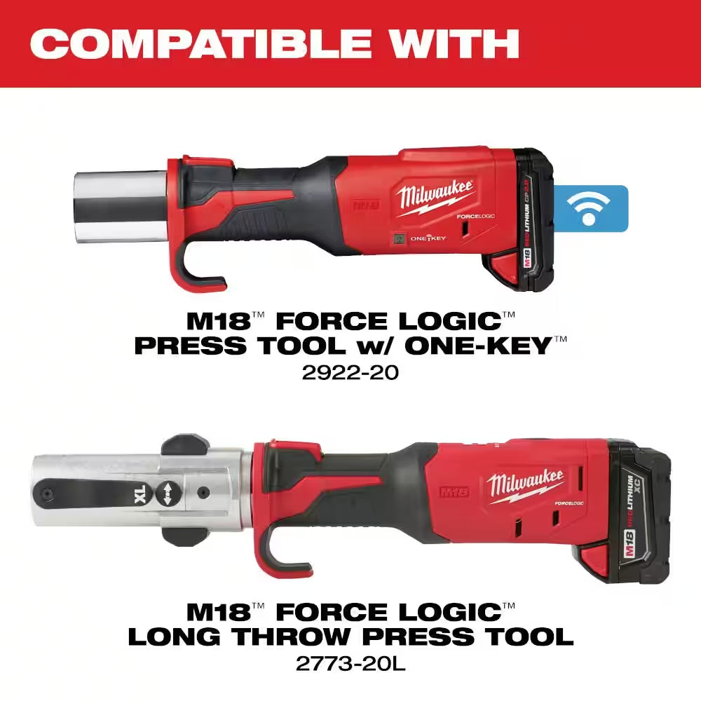 M18 Force Logic 2-1/2 In. - 4 In. Press Ring Kit Set (4 Jaws Included)