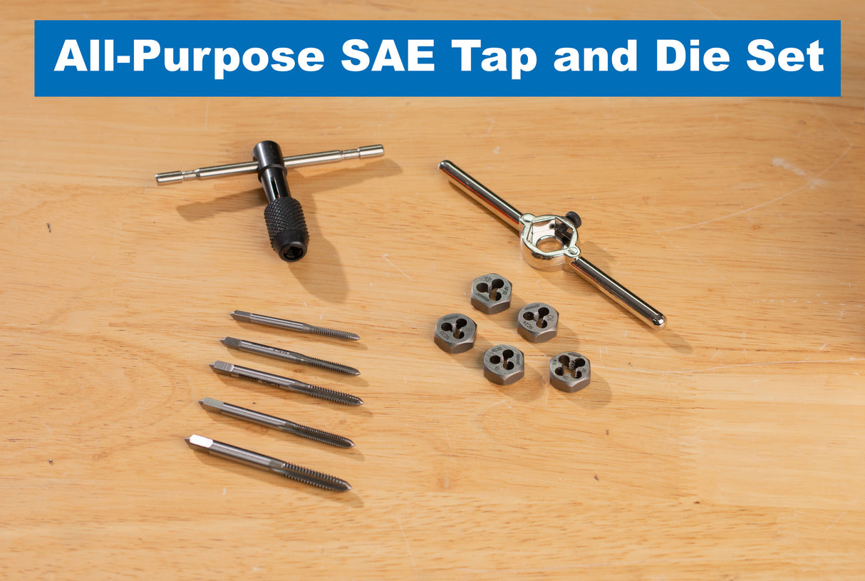 12-Piece Standard (Sae) Tap and Die Set 59949