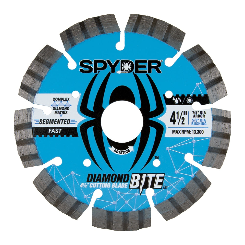 Diamond Bite 4-1/2-in Wet/Dry Segmented Rim Diamond Saw Blade 14120