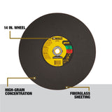 Aluminum Oxide 14-in Cutting Wheel Accessory DWA8021D