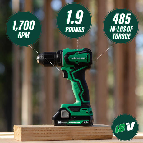 18-volt 1/2-in Keyless Brushless Cordless Drill (2-Batteries Included, Charger Included and Hard Case included) DS18DDXSM