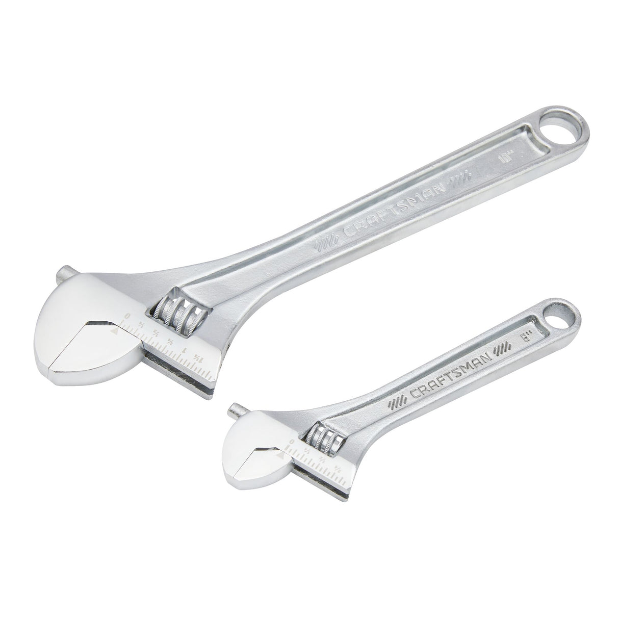 2-Piece 10-in Steel Adjustable Wrench Set CMMT12006