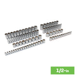 1/4-in to 1/2-in Drive Standard (SAE) and Metric Shallow/Deep Socket Set (212-Pieces) 81797